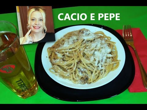 Паста СПАГЕТТИ с сыром и перцем. CHEESE and pepper PASTA. Итальянская кухня Паста СПАГЕТТИ с сыром и перцем. CHEESE and pepper PASTA. Итальянская кухня