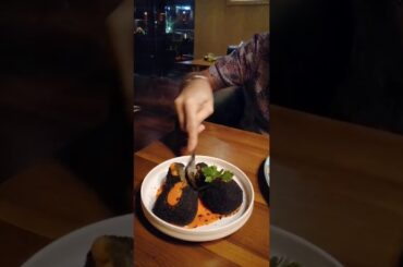 Arancini al nero di seppia ORO Italian Restaurant Jakarta Selatan Kemang
