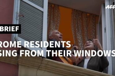 Italians take to singing at windows to beat virus blues | AFP