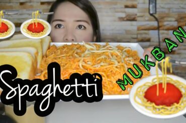 JOllibee style Spaghetti mukbang