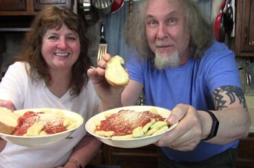 Making and Eating Homemade Rigatoni Easy Recipe