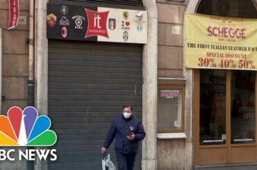Travel Blogger Describes Life In Rome Under COVID-19 Lockdown | NBC News NOW