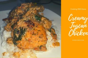 HOW TO MAKE CREAMY TUSCAN CHICKEN THIGHS