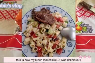 (SUB) VLOG |  whole weekend at home | pasta salad | healthy/lazy dinner