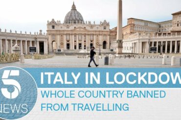 Italy in lockdown as entire 60 million population is restricted over coronavirus | 5 News