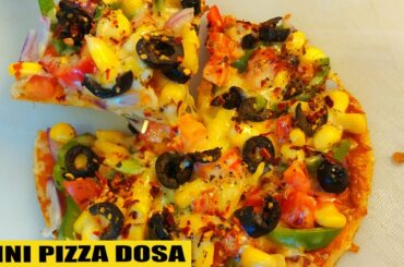 MINI PIZZA DOSA | मिनी पिज़्ज़ा डोसा | How To Make Mini Pizza Dosa | Farheen's Kitchen.