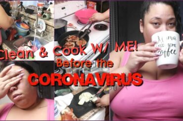 CLEAN & COOK W/ ME! Before We all get SICK!