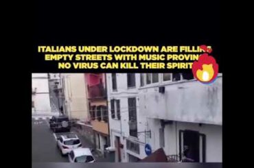 NO CORONAVIRUS CAN STILL ITALY SPIRIT