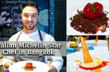 Italian Michelin Star Chef Andrea Cannalire in Bangkok at La Tavola Renaissance Bangkok