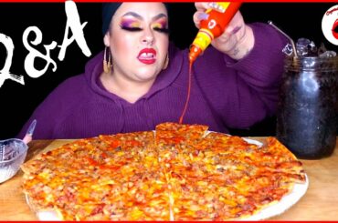PIZZA MUKBANG | Q&A