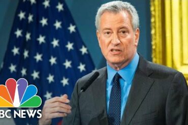 NYC Mayor Bill de Blasio Holds Press Conference On Coronavirus | NBC News (Live Stream Recording)