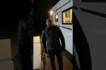 Dinner Europe trip in Autocaravana