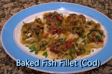 Italian Grandma Makes Baked Fish Fillet (Cod)