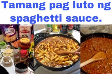 Cooking: Italian Penne Spaghetti.