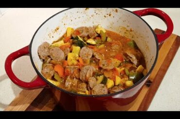 How to make Low Carb Ratatouille with Italian sausage