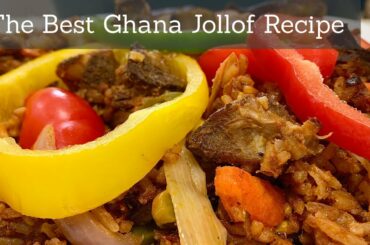 How To Cook Jollof Rice | Ghana Jollof Recipe| IT'S MY KITCHEN