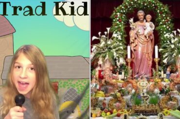 Saint Joseph’s Feast Day March 19 - Traditional Catholic Italian Customs Altar, St Joseph Table