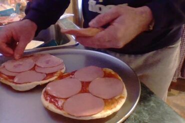 MAKING 2 HOMEMADE PIZZAS PART 1