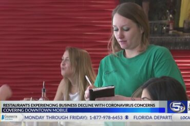 Downtown Mobile restaurants see decline in business