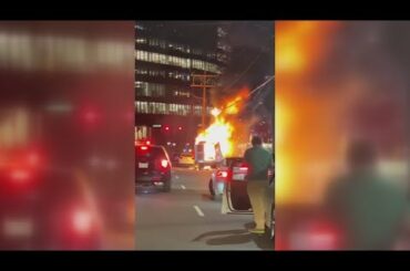 RAW: Food truck explodes in South End Charlotte