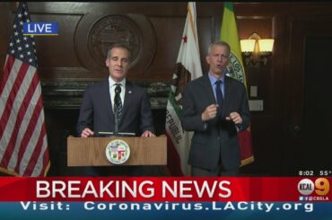 LA Mayor: Bars, Clubs, Gyms To Shut Down Through March 31