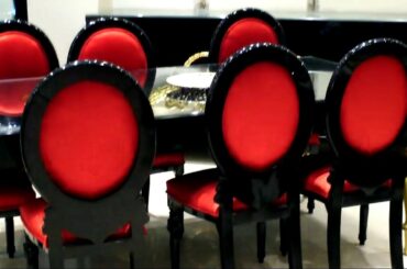 احلى اثاث, غرفة سفرة كلاسيك تحفة ذهبى فى احمر تصميم متميز ودهانات خرافية لهواة الفخامة بالفيديو 2020