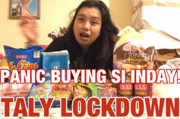 ITALY TOTALLY LOCKDOWN / NAKI PANIC BUYING SI INDAY / JACQ’sVLOG