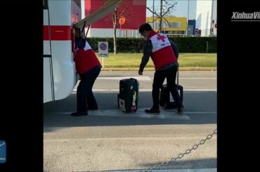 Chinese medical team arrives in hard-hit Padova, Italy