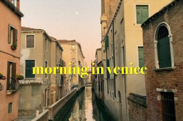 A MORNING ROUTINE IN VENICE ITALY 🇮🇹+ VLOG