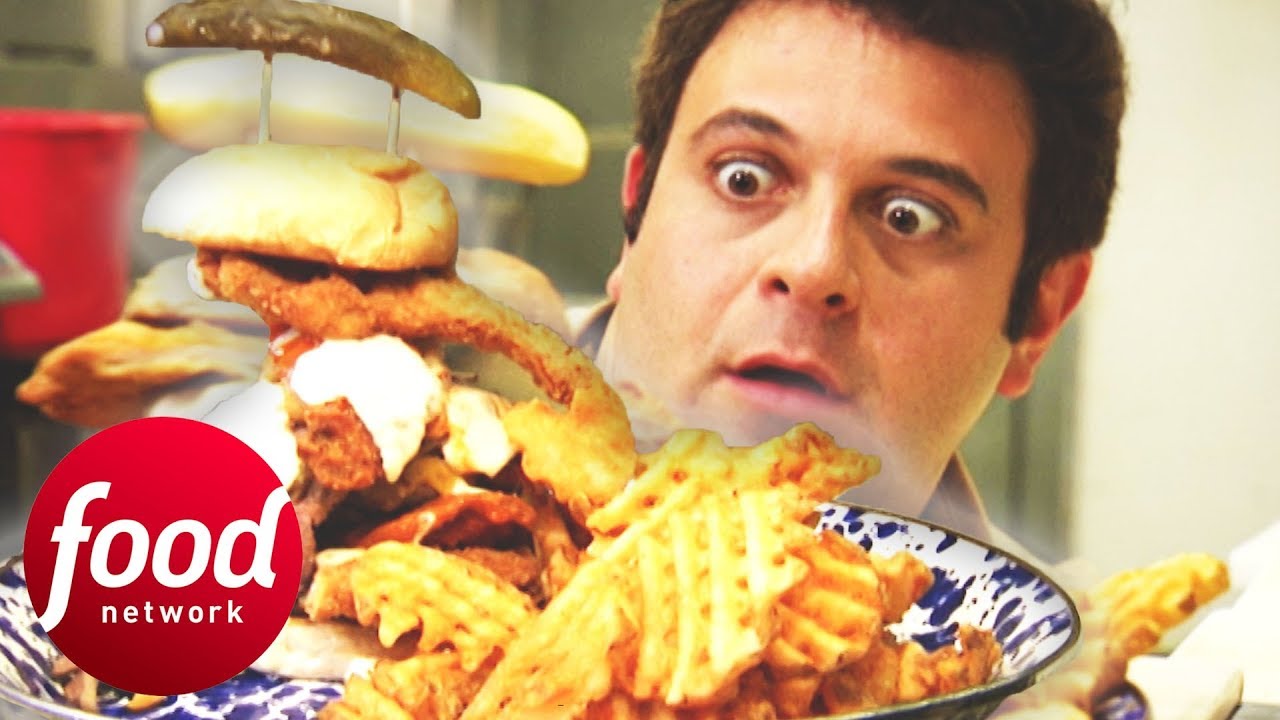 Adam Struggles To Beat This 5 LB Sandwich Filled With All Kinds Of BBQ Meats | Man V Food Adam Struggles To Beat This 5 LB Sandwich Filled With All Kinds Of BBQ Meats | Man V Food