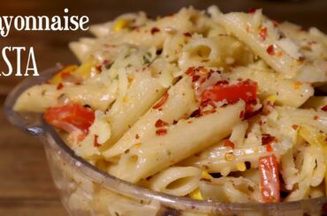 Mayonnaise Pasta Recipe | How to make Mayonnaise Pasta by Wow Delicious!