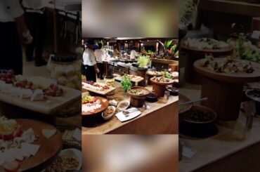 Italian buffet at the island