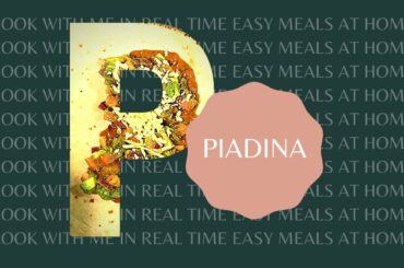 HOW TO MAKE A PIADINA WITH BLACK BEANS