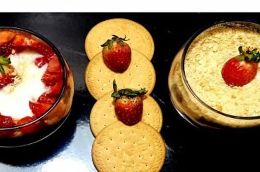 STRAWBERRY & VANILLA DESSERT RECIPE | STRAWBERRY DESSERT RECIPE BY EASY RECIPE HUT | RAMADAN SPECIAL