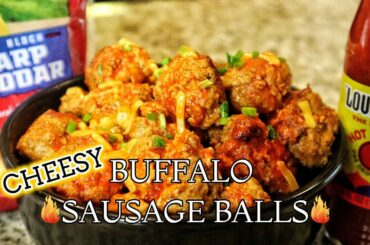 Cheesy Buffalo Sausage Balls Recipe | Easy To Make Appetizer Ideas