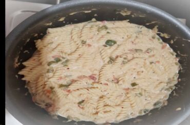 White Sauce Pasta Recipe | Italian Cream and Cheese Pasta | Pasta Recipe | How To make Easy Pasta