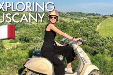 VESPA TOUR IN TUSCANY | Also, seeing The David!!