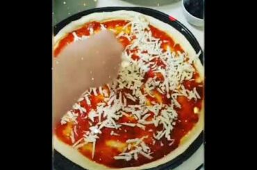 Homemade delicious Pizza| Toppings|Cooking with eeman
