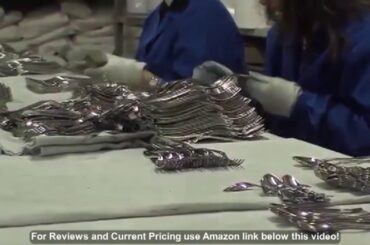 Mepra Vintage Oro 1097VI22075 75 Pcs Serving Set  Metallic Tableware, Dishwasher Safe Cutler