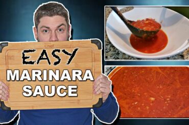 Authentic Italian Marinara Sauce Recipe | Tomato peeling secret!