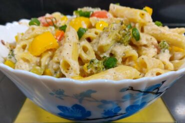 Creamy Garlic Penne Pasta | Belly over mind