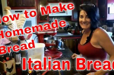 How to Make Homemade Bread - Italian Bread #delicious #homemadebread