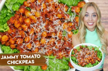 JAMMY TOMATO CHICKPEAS | Quarantine Cooking GLUTEN-FREE w/ Pantry Staples | Skyler Bouchard