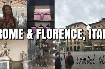 ITALY VLOG: ROME & FLORENCE| spending $2000 at versace, the coliseum, wine tasting #rome #florence