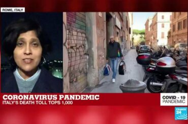 Coronavirus Pandemic: COVID19 death toll tops 1,000 in Italy