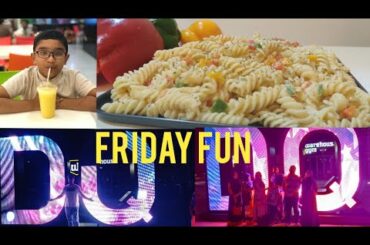Friday Fun Vlog I Meeting Relatives I Italian White Sauce Pasta Recipe I Italian pasta for breakfast
