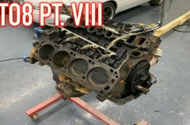 We tear down the engine of project 4TO8, this is what...