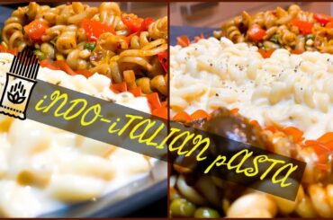 Indo-Italian Pasta | Quick and easy pasta recipe | Kids lunch box recipe