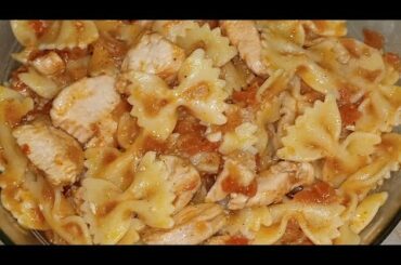 Farfalle Pasta Recipe | Easy Red Tomato Sauce Pasta