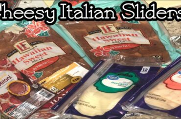 Cook with me | Cheesy Italian Sliders
